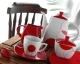 Karaca Combine Collection 36 Pr�. Kahvalt� Tak�m� 1558 Red