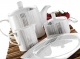 Karaca Square Bone Collection X5 36 Par�a Kahvalt� Tak�m�