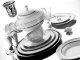  K�tahya Porselen Corner Collection 97 Par�a Yemek Tak�m� CRN97YT901 3497
