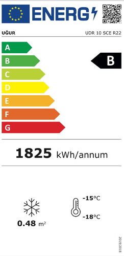  Uğur UDR 10 SCE R22 Dondurma Reyonu