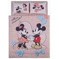 Taç Freemood Disney Mickey&Minnie Love Nevresim Takımı