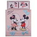  Taç Freemood Disney Mickey&Minnie Love Nevresim Takımı