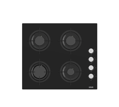 Uğur UAO 6040W0 SCY CSR1 Siyah Cam Ankastre Ocak