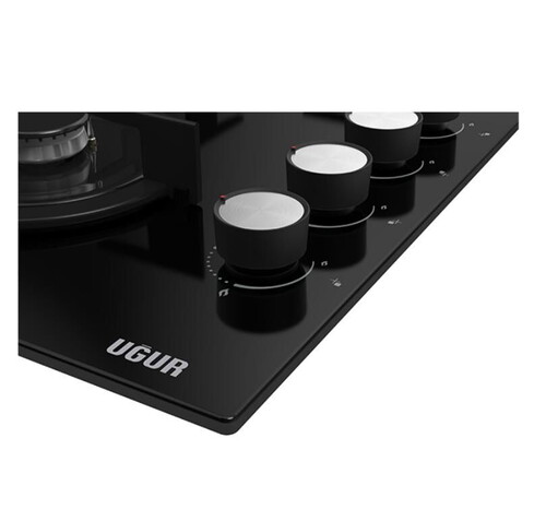  Uğur UAO 6040W0 SCY CSR1 Siyah Cam Ankastre Ocak