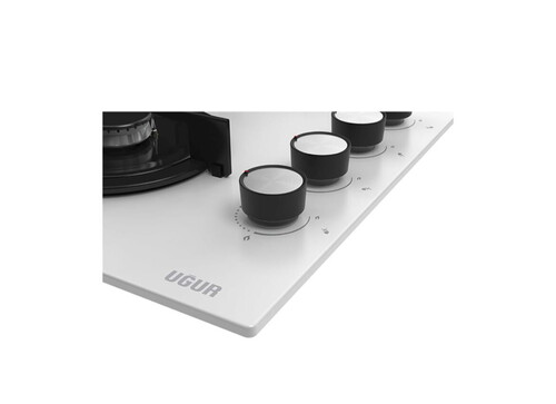  Uğur UAO 6040W0 BCY CSR1 Beyaz Cam Ankastre Ocak