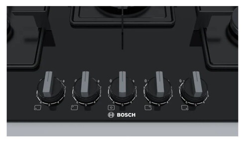  Bosch PPQ7A6B10 75 cm Doğalgazlı Woklu Siyah Cam Ankastre Ocak