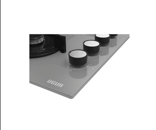  Uğur UAO 6040W0 GCY CSR1 Gri Cam Ankastre Ocak