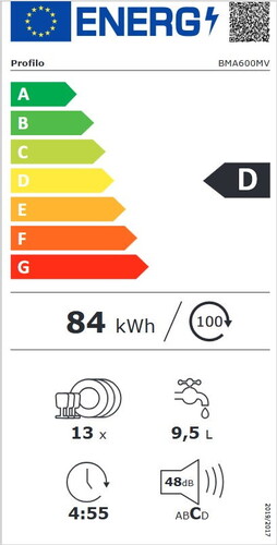  Profilo BMA600MV Tam Ankastre Bulaşık Makinesi 60 cm