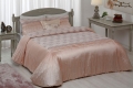 Taç Carla Yatak Örtüsü Çift Kişilik Pembe