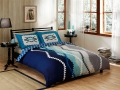 Taç Blake Percale Nevresim Takımı Çift Kişilik Lacivert