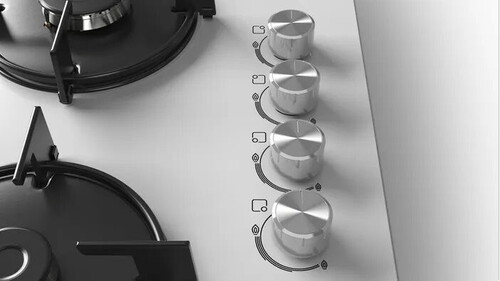  Bosch POP6C2O10L LPG'li Beyaz Cam Ankastre Ocak