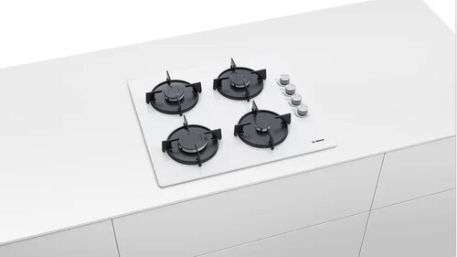  Bosch POP6C2O10L LPG'li Beyaz Cam Ankastre Ocak