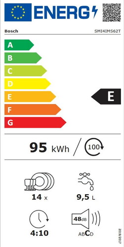  Bosch SMI4IMS62T 6 Programlı Ankastre Bulaşık Makinesi