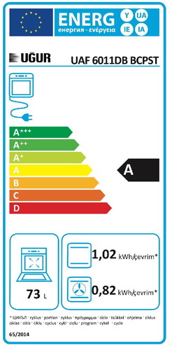  Uğur UAF 6011DB BCPST Beyaz Ankastre Fırın