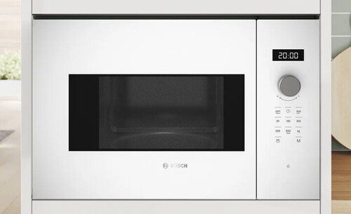  Bosch Serie 4 BFL524MW2 20 lt Beyaz Ankastre Mikrodalga Fırın