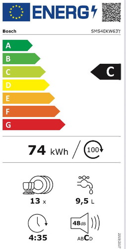  Bosch SMS4EKW63T 6 Programlı Bulaşık Makinesi