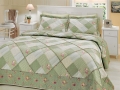 Taç Kerry Yatak Örtüsü Çift Kişilik Yeşil