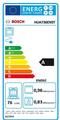  Bosch HUA736EN0T Ankastre Fırın