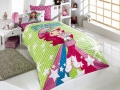 Taç Kristal Stawberry Shortcake Pop Star Kapitoneli Nevresim Takımı