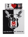 Taç Beşiktaş Kartal Logo Çift Kişilik Nevresim Takımı