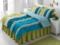 Taç City Çift Kişilik Uyku Seti Turkuaz