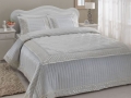 Taç Elisa Yatak Örtüsü Çift Kişilik Beyaz