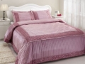Taç Elisa Yatak Örtüsü Çift Kişilik Pembe
