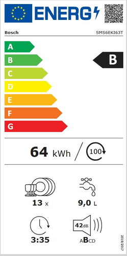  Bosch SMS6EKI63T 6 Programlı Bulaşık Makinesi