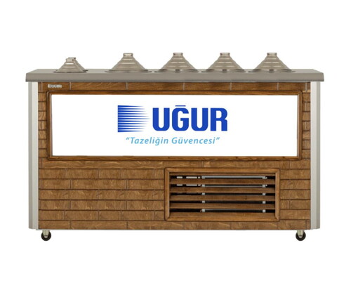  Uğur UDM 4+2 MF Ahşap Sosluklu Dondurma Fıçısı