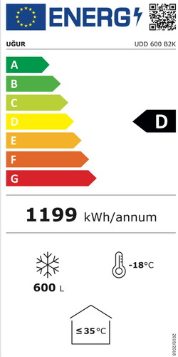  Uğur UDD 600 B2K Sandık Tipi Derin Dondurucu