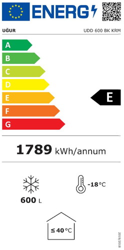  Uğur UDD 600 BK Krom Sandık Tipi Derin Dondurucu