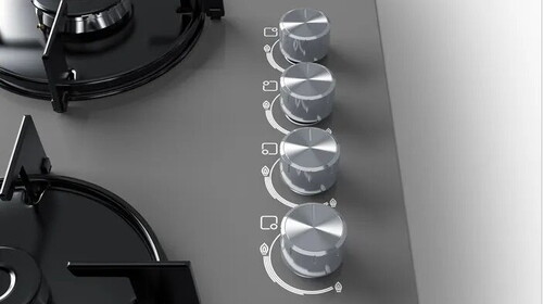  Bosch POP6C9O10L LPG'li Gri Cam Ankastre Ocak