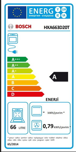  Bosch HXA663D21 Tam Boy Fırın