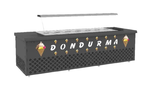  Uğur UDM I7D SM Dondurma Muhafaza Makinesi 7x9 L Siyah