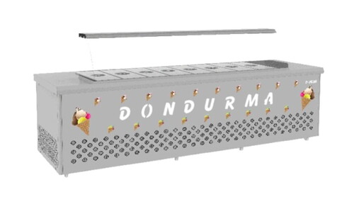  Uğur UDM I8D SM Dondurma Muhafaza Makinesi 8x9 L Gri