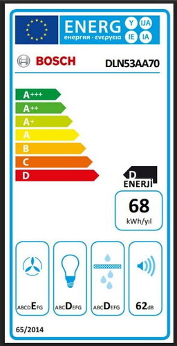  Bosch DLN53AA70 Inox Ankastre Aspiratör
