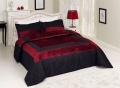 Taç Santa Yatak Örtüsü Çift Kişilik Bordo