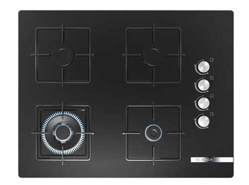Bosch POH7C6O12O Wok Gözlü Siyah Cam Ankastre Ocak